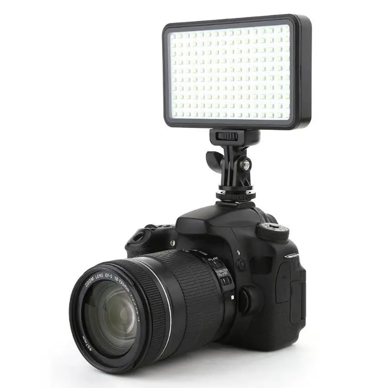 

VODOOL Highlight 160 LED 10W Studio Video Light Lamp Fill Light for Canon Nikon DSLR Camera DV Camcorder Camera Accessories