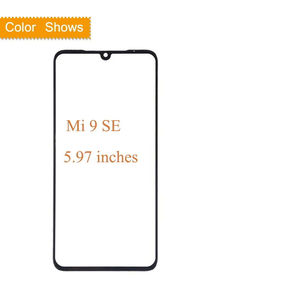 Для Xiaomi mi 9 mi 9 SE сенсорный экран панель передняя внешняя стеклянная линза сенсорный экран без ЖК-дисплея mi 9 mi 9SE Замена стеклянного объектива - Цвет: Mi9 SE no gift