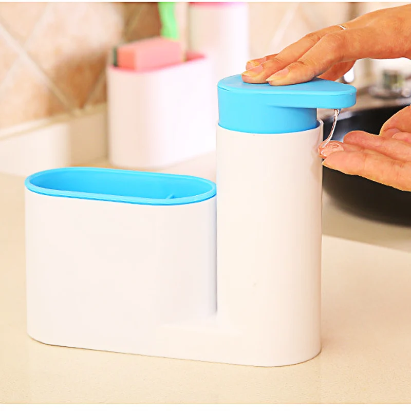 ABS Compact Soap Pump Kitchen Detergent Container Bathroom Shampoo Bottle 350ml Liquid Soap Automatic Hand Wash Dish Dispenser ABS Compact Soap Pump Kitchen Detergent Container Bathroom Shampoo Bottle 350ml Liquid Soap Automatic Hand Wash Dish Dispenser