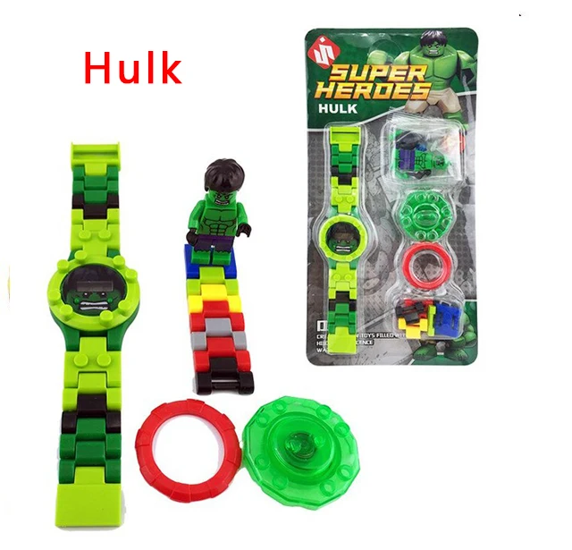 14 видов стилей часы с ниндзя Ninjagoingly строительные блоки кирпичи детские фигурки часы игрушки для детей - Цвет: 7