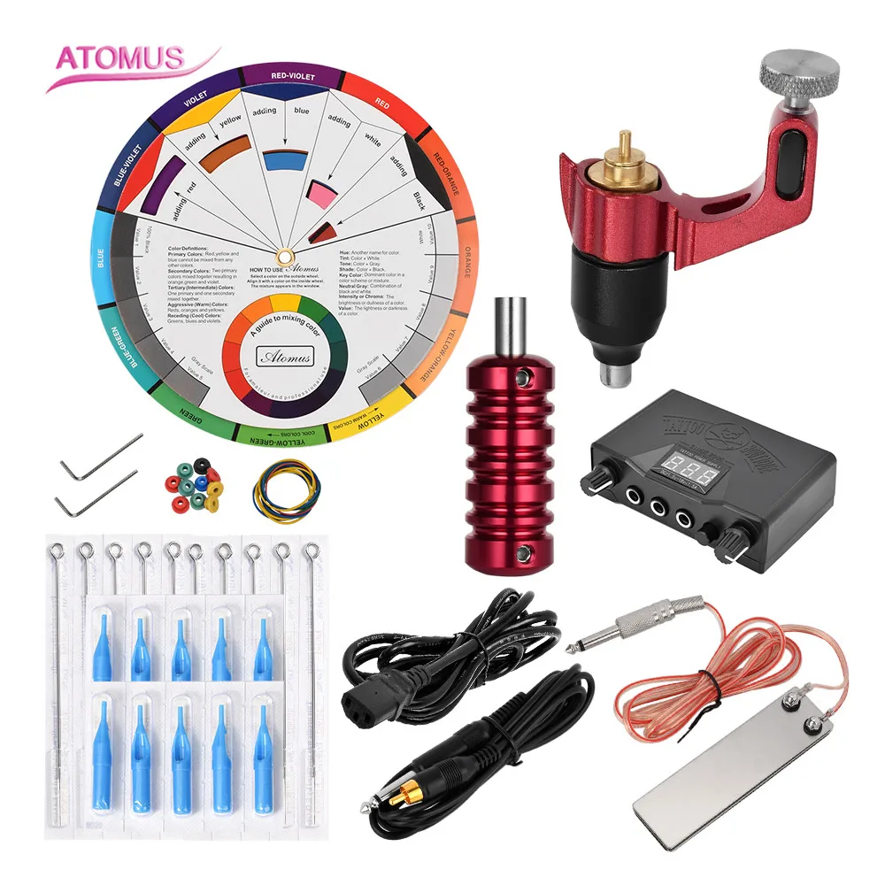 

Tatto Machine Professional Best Support A Tatouer Tattoo Beginner Set Kit Para Tatuar Pen Rotary Machinery Tatoo Nueva Llega Kit