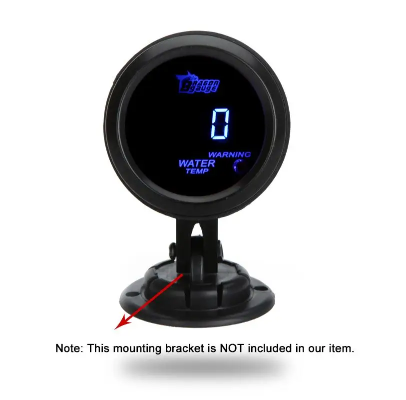 Digital Water Temperature Meter Gauge with Sensor for Auto