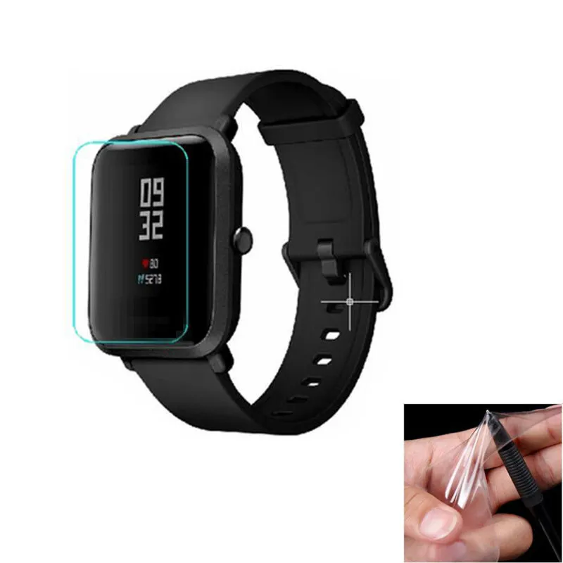 3 шт. защитная пленка для смарт часов Xiaomi Huami Amazfit Bip BIT Lite|Смарт-аксессуары| |