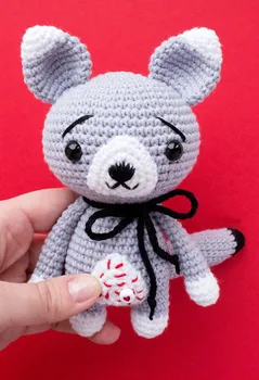 

crochet toys amigurumi fox model number w4125