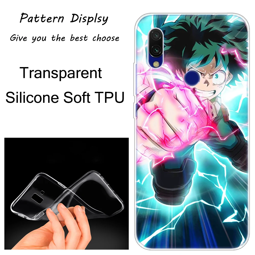 My Hero Academia Anime Black TPU Phone Case For Redmi K20 7 7A 5 5Plus 6 6A S2 Note 8 7 6 5 Pro Models