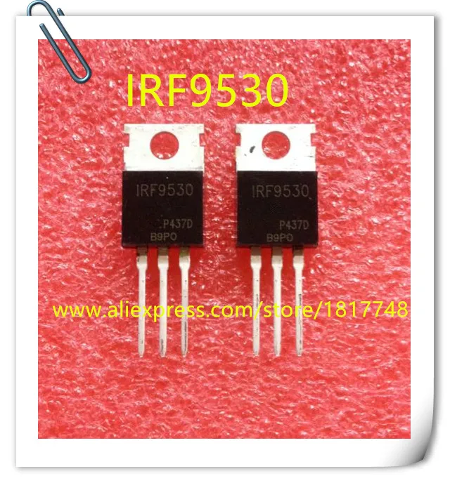 

10PCS/LOT IRF9530NPBF IRF9530N IRF9530 F9530N 100V 14A TO-220 P channel MOS field effect transistor new original