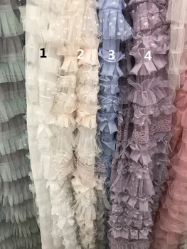 

Hot sale french net lace fabric african mesh lace fabric DiuDiu-7215 with embroidery