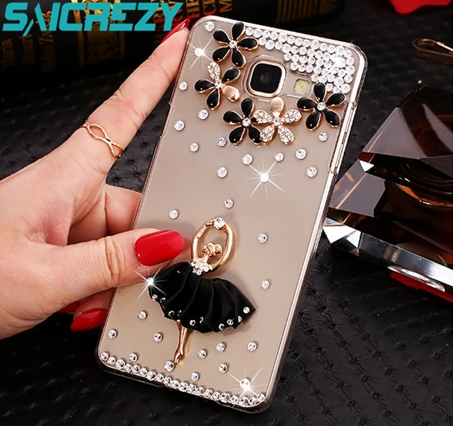 Phone Case Samsung Galaxy J4 Girls  Samsung Galaxy A5 Rhinestone Case -  Luxury Back - Aliexpress