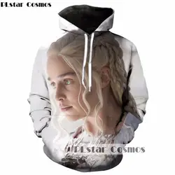 PLstar Cosmos 2019 Новый дизайн Горячая телевизионная драма Игра престолов модные 3d толстовки Daenerys Targaryen принт мужские и женские толстовки