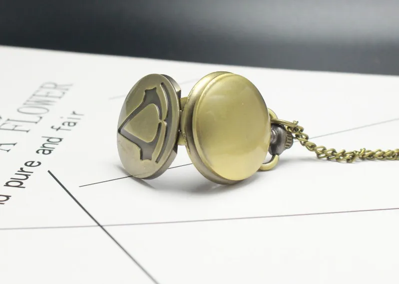 

Movies Theme Quartz Pocket Watch Necklace Chain Hogwarts the Deathly Children Watches Gifts Drop Shipping Watch