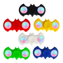 Luminous Finger Spinner LED Light Colorful Fidget Spinner Rotation Stress Reliever Hand Spinner For Kid And Adults