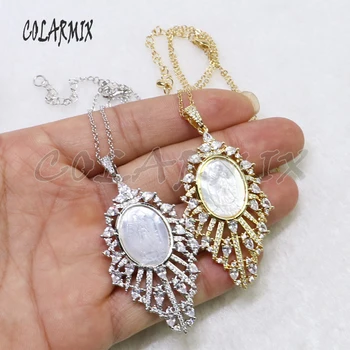 

5 strands Shell necklace leaf pendant necklace Shell pendants jewelry wholesale jewelry gift for women gems 5216