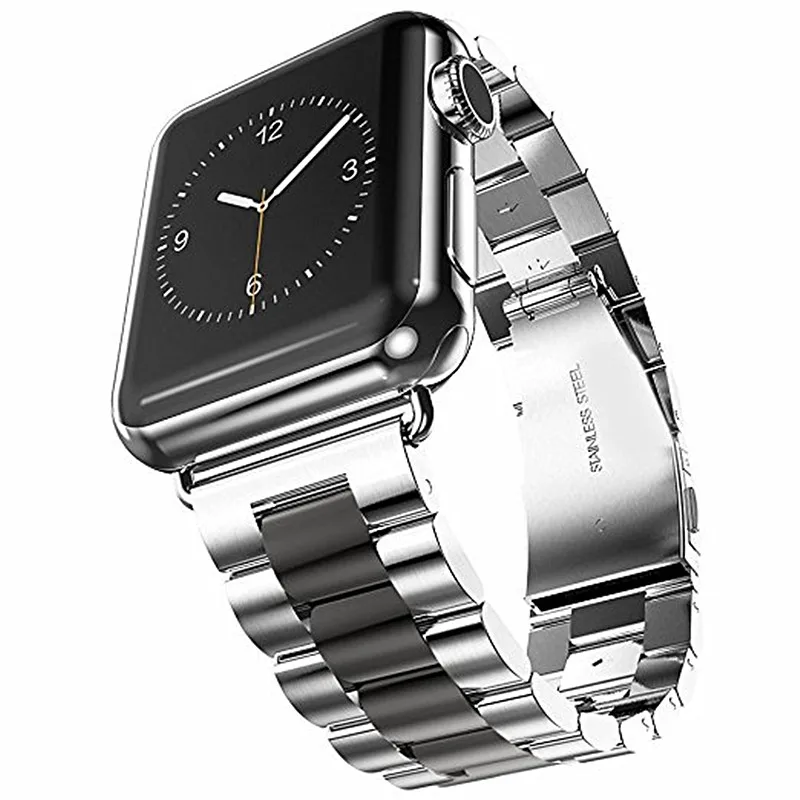 ASHEI  Stainless Steel Wristband For Apple Watch Band Strap 42mm 38mm Metal Link Bracelet For iWatch Series 3/2/1 Sport Editon