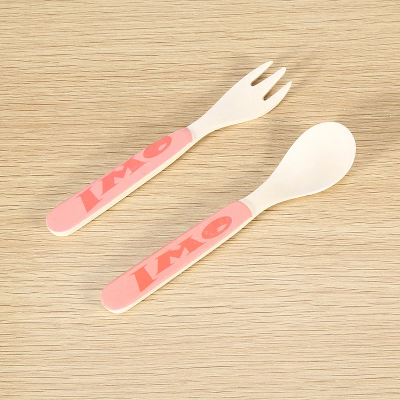 5Pcs Cartoon Bamboo Tableware Animal Baby Feeding Food Bowl Infant Kids Plate Eco-friendly Cute Children Baby Eating Food Bowl
