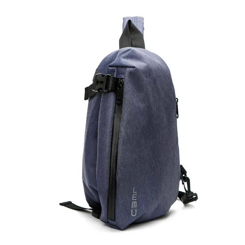 

New USB Charging Design Chest Bag Pack Anti Theft Male Travel Shoulder Crossbody bags Casual Messenger Bag Men Crossbody Bag