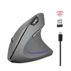 HXSJ – souris verticale ergonomique sans fil, Rechargeable, 3 DPI, 2400 DPI, réglable en option, avec câble de chargement USB ► Photo 1/6