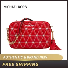 Кожаная сумка через плечо с Майклом корсом 32S9LF5M2Y/32S9SF5M2Y