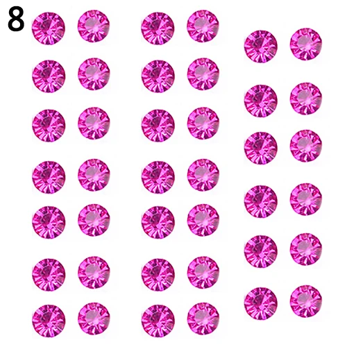 20 шт., женские серьги-гвоздики 5 мм с прозрачным/разноцветным камнем и кристаллами, набор, гипоаллергенные серьги для женщин и девушек, ювелирные изделия
