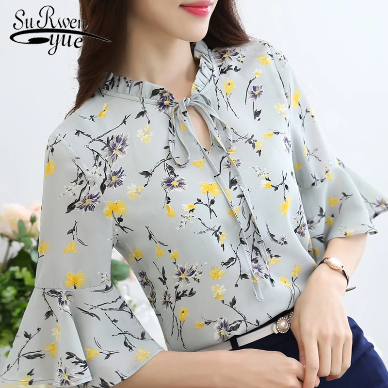 womens tops and blouses flower print chiffon blouse shirt short sleeve plus size women summer tops fashion women blouses 1874 50 womens tops and blouses flower print chiffon blouse shirt short sleeve plus size women summer tops fashion women blouses 1874 50