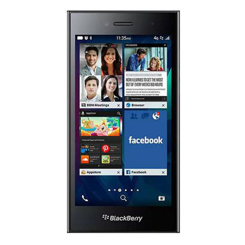 Мобильный телефон blackberry Leap Z20, разблокированная камера 8 МП, экран 5,0 дюйма, QWERTY клавиатура, сенсорный экран телефона