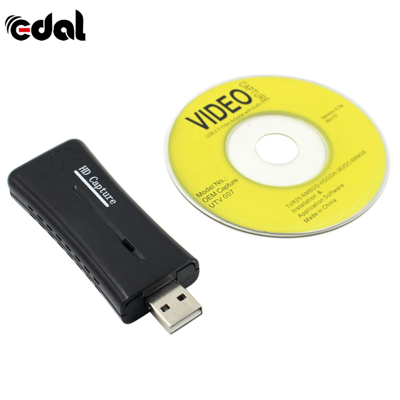 USB 2,0 легкая крышка видео плата для захвата звука адаптер конвертер DVD Композитный аудио для легкой крышки видео адаптеры