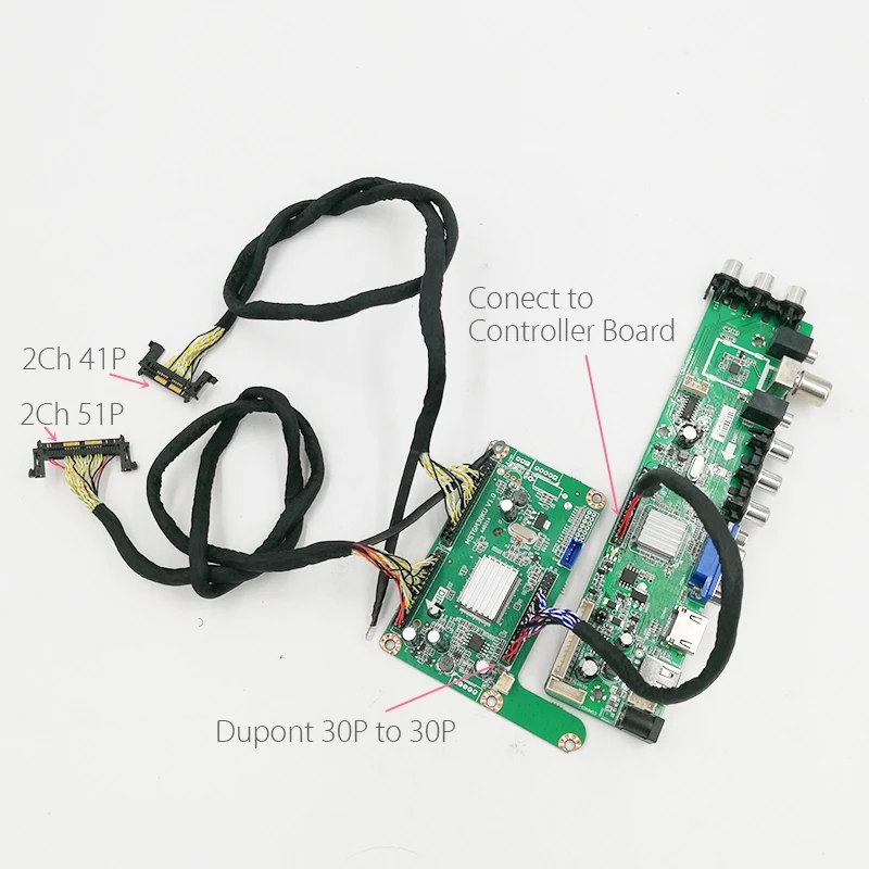 60 Гц до 120 Гц светодиодный адаптер панели плата конвертера MST6M30KU V1.0 для большого размера 120 Гц светодиодный ЖК-телевизор светодиодный контроллер