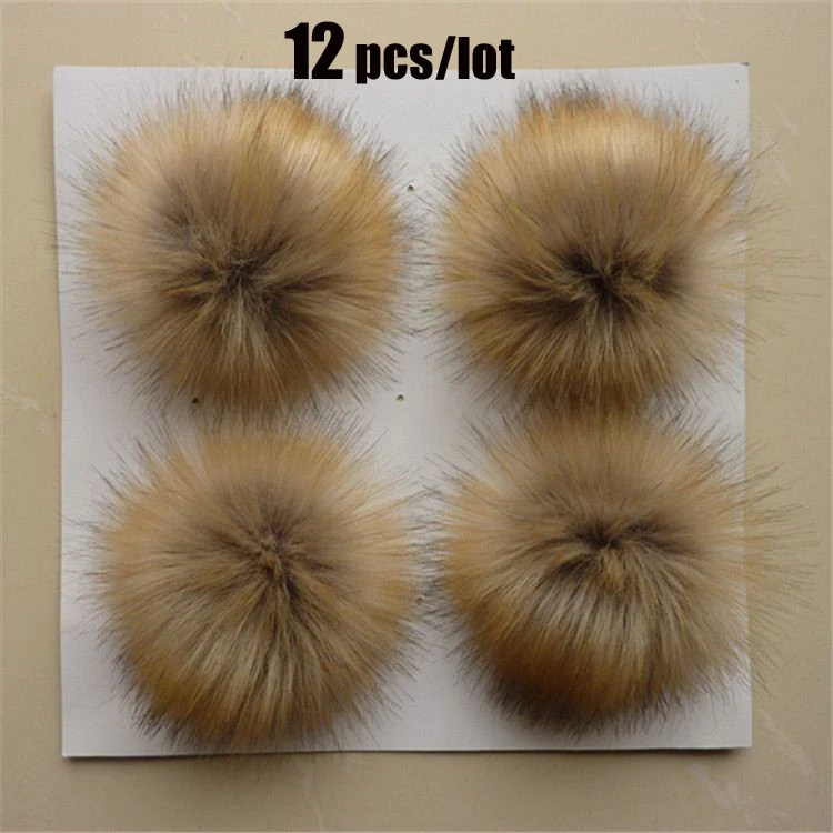 12 шт. пушистые Помпоны из искусственного меха 10 см 3 9 дюйма|fur faux|fur furball fur |