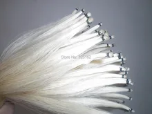 25 Hanks White Stallion Mongolia Horse hair 32 inches, 6 gram each hank