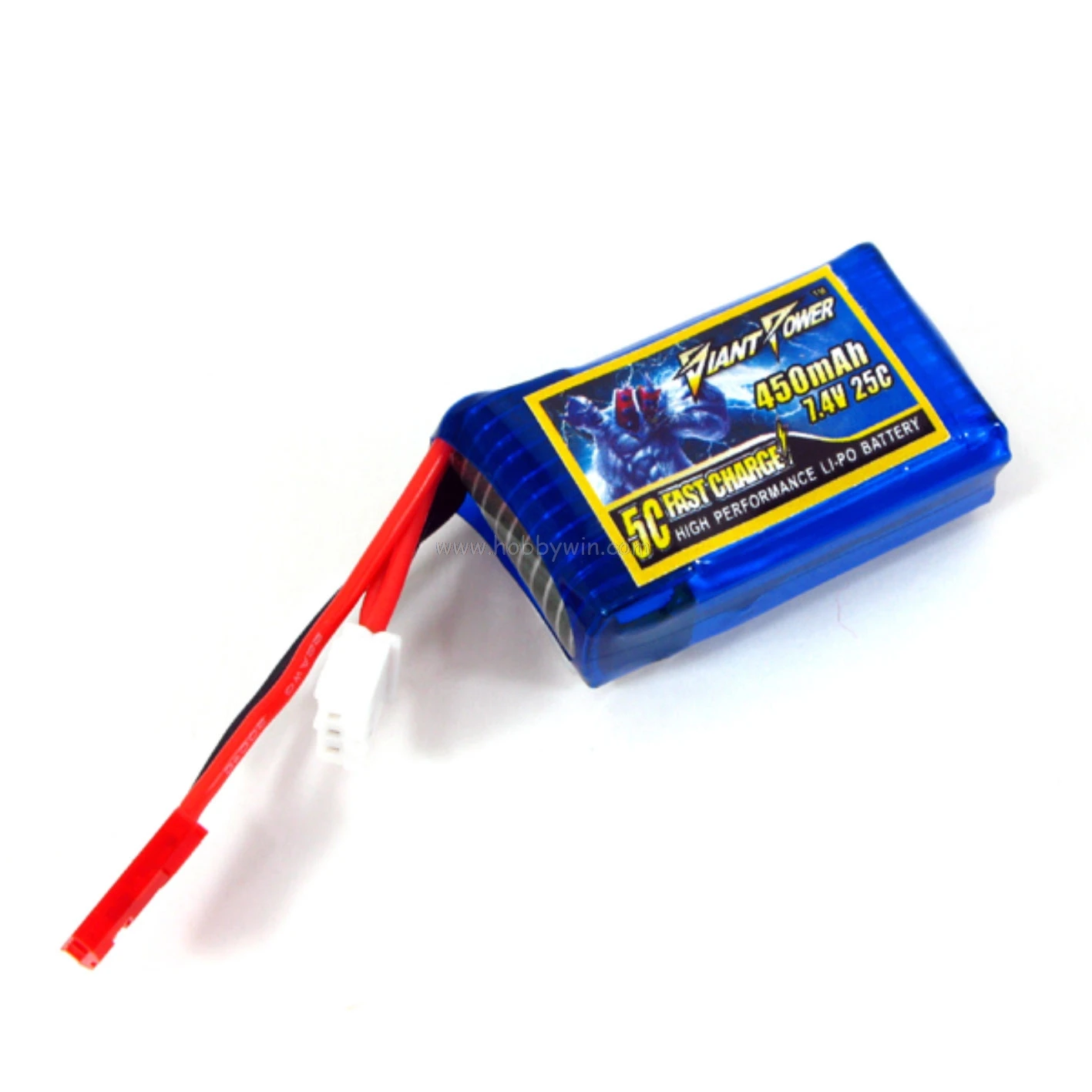 

7.4V 2S 450mAh 25C Lipo Battery Burst 50C Lipolymer power pack