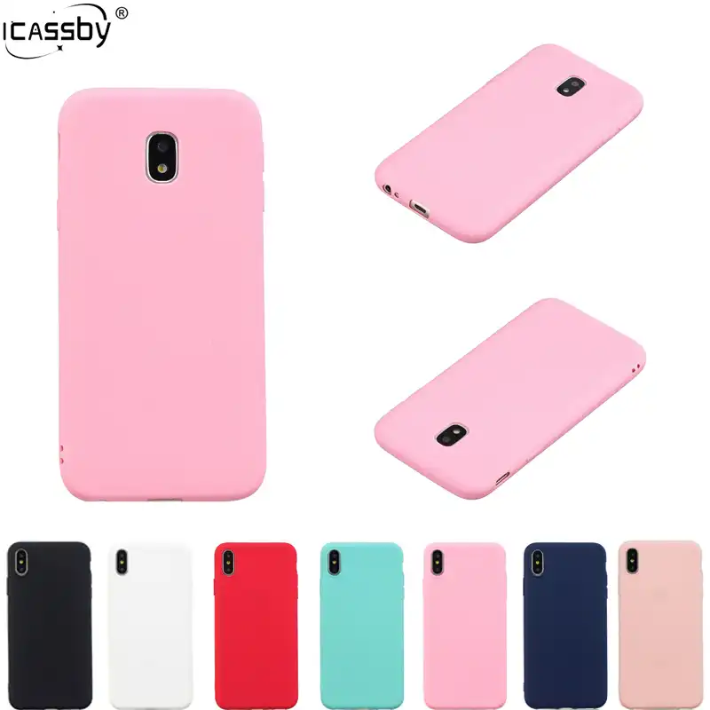 Rubber Silicone Back Cover For Samsung Galaxy J3 17 J330 Case Candy Color Soft Tpu Back Cover For Samsung J3 17 J3 Pro Case Phone Case Covers Aliexpress