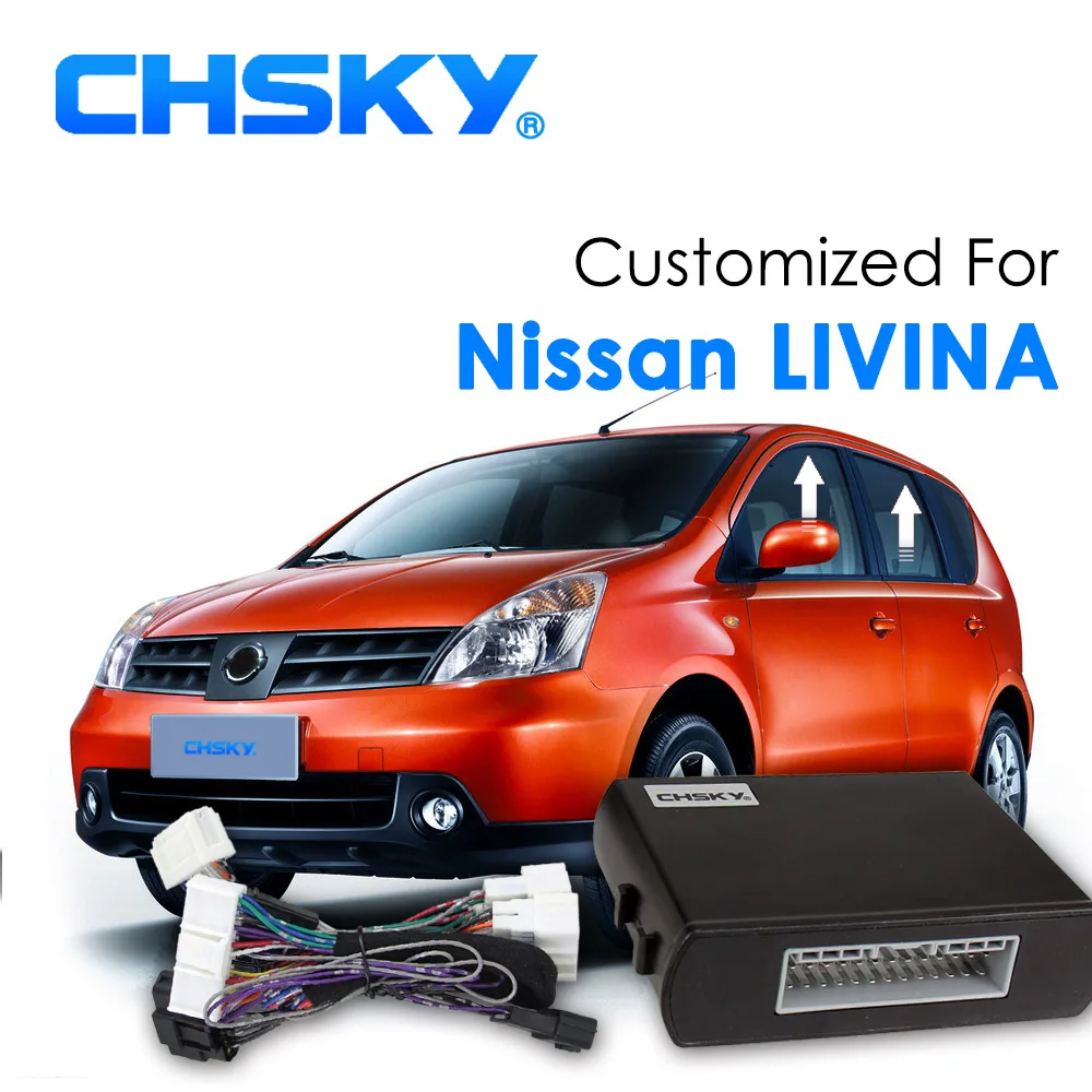 CHSKY Auto Car Power Window Roll up Window Closer For Nissan LIVINA Car
