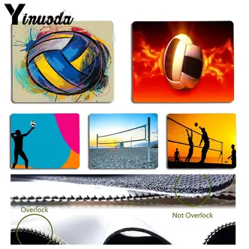 

Yinuoda Cool New Beach Volleyball Sport Mouse pad PC Computer mat Size for 18x22cm 25x29cm Rubber Mousemats