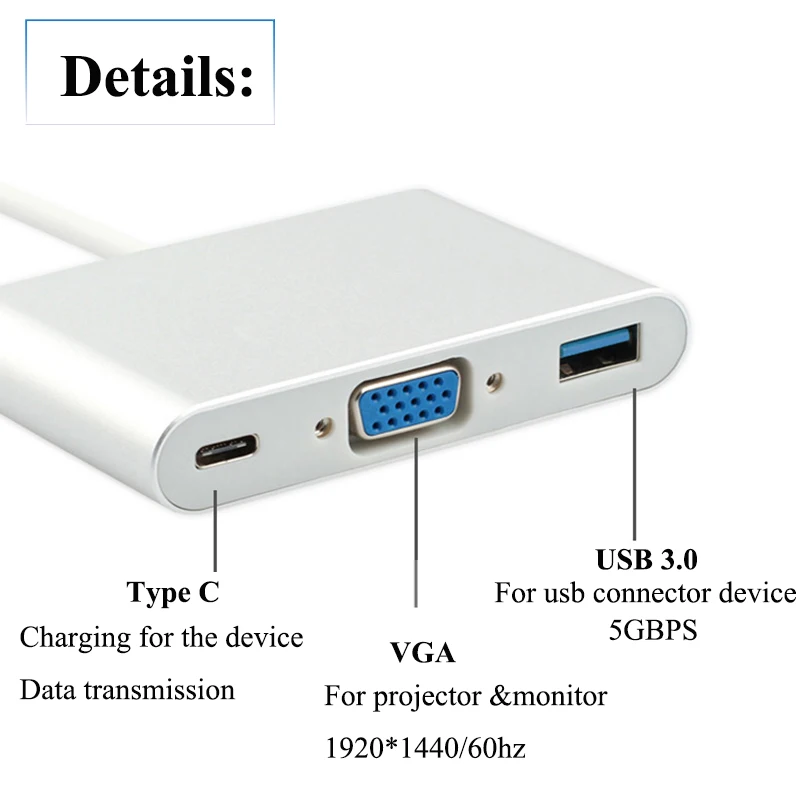 Hxairt Тип C к HDMI USB 3,0 зарядки адаптер конвертер USB-C 3,1 хаб адаптер для Mac Air Pro huawei Mate10 samsung S8 плюс новые