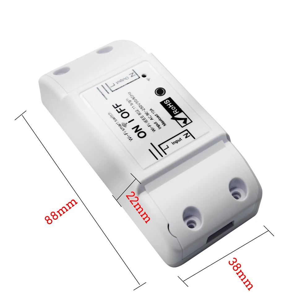 DIY умный wifi переключатель AC 10A беспроводной пульт дистанционного управления wifi Электрический переключатель работы Alexa Echo Google Home IFTTT