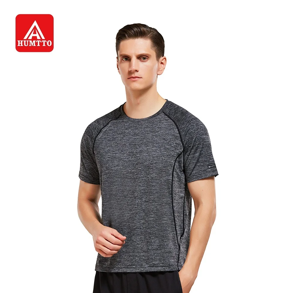 

HUMTTO Sports T-shirt Lovers Outdoor Fashion Hiking Shirts Men Short Sleeved Tops Women Round Neck Tee Summer