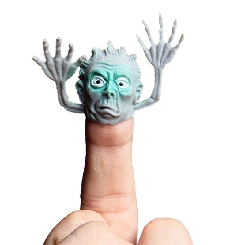 

3pcs Color Random Novel Ghost Finger Toy Puppet For Telling Stories Halloween Funny Toy Action Figure Toy For Children Gift