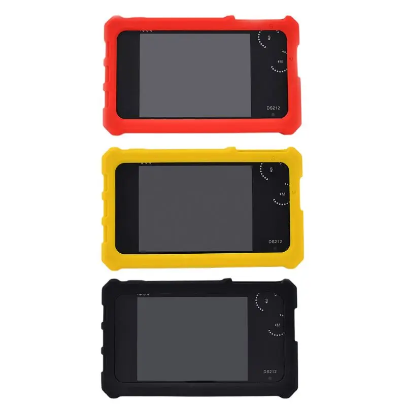 

Silicone Protective Case Rubber Protection Cover Shell With Ring Stand For DS212 Mini Oscilloscope