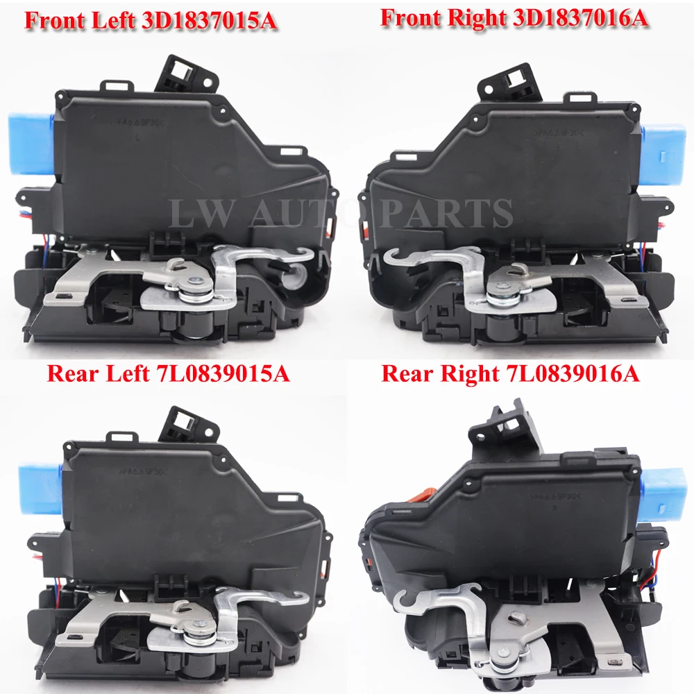 

Front Rear Left Right Door Lock Actuator Door Lock Mechanism 3D1837015A 3D1837016A For Seat for VW Golf Mk5 2003-2009 for LHD