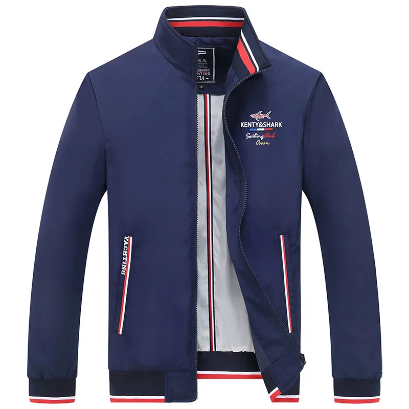 

Men's sharked Autumn Jackets New Casual Jacket High Quality Spring Regular Slim Jacket Coat For Male Wholesale