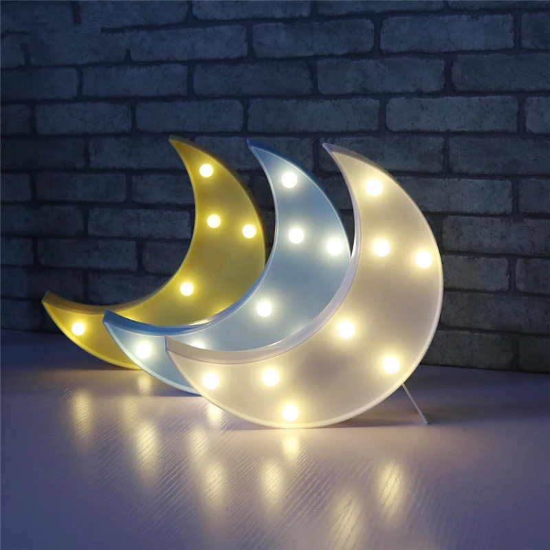Прекрасный облачный Звездный лунный светодиодный 3D светильник Ночной светильник милый детский подарок игрушка для маленьких детей украшение для спальни Настольный светильник s