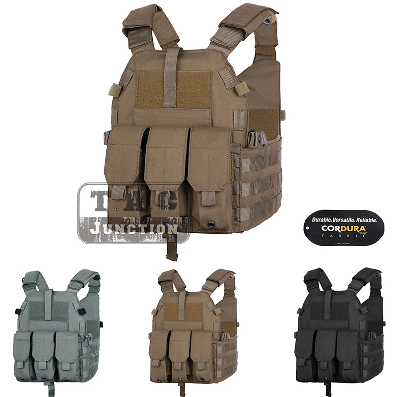 

Emerson Tactical Hunting Vest M4 Plate Carrier EmersonGear LBT 6094K Body Armor MOLLE with M16 Mag Pouches For Combat Airsoft
