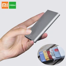 Чехол для карт Xiaomi MIIIW, креативная механическая кнопка, чехол из алюминиевого сплава, 70,4 г, кошелек, коробка для id-карты, переносной чехол для кредитных карт