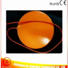 Силиконовой резины Нагреватель для 3D-принтеры 120 В 500 Вт Диаметр 400*1.5 мм клей 1 лицо 100 К термистор 1000 мм провод xd-h-m-211