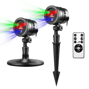 

Mini Aluminum & Plastic Outdoor Garden Landscape LED Laser Projector with Christmas Pattern Quality Universal Lighting