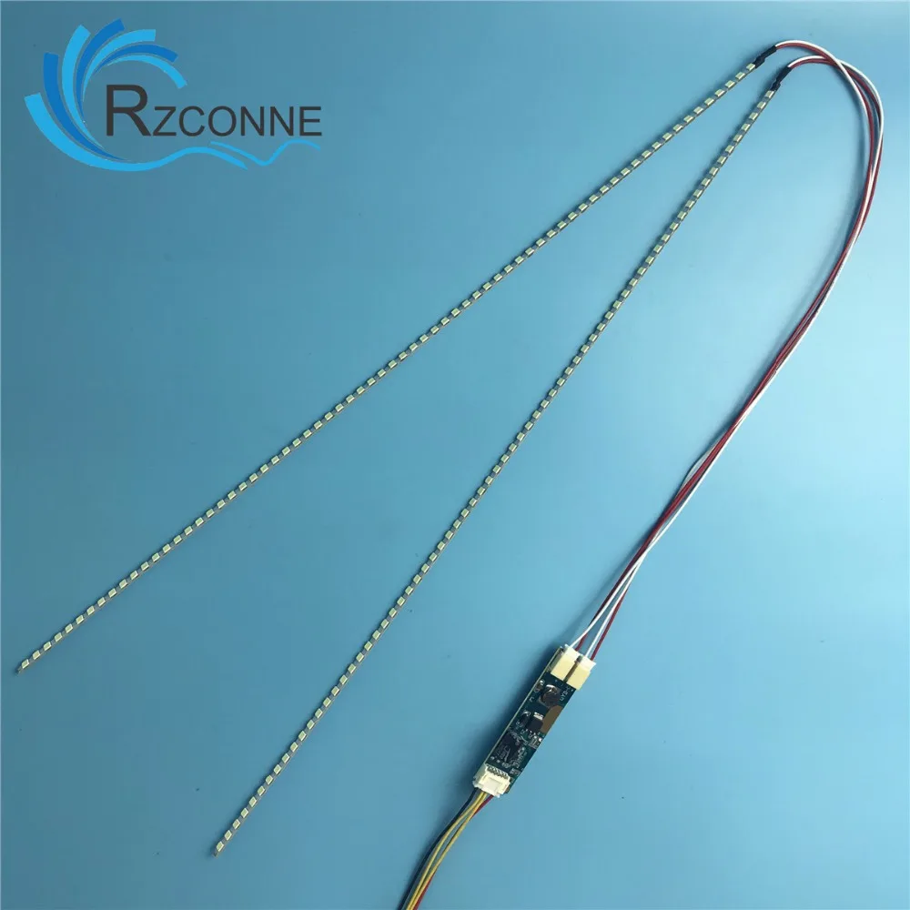 

455mm LED Backlight lamp Strip Kit Adjustable brightness Update 20.1" wide 20 inch CCFL LCD to LEDCan be cut by every 3 lamps