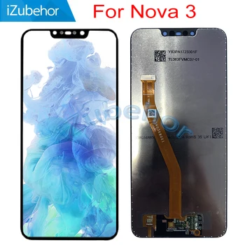 

6.3" New 100% Tested For Huawei Nova 3 LCD display screen touch screen digitizer assembly PAR-AL00 PAR-LX1/LX1M/LX9 PAR-TL20 lcd