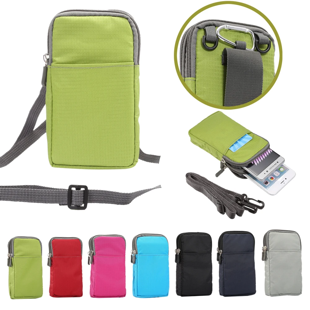 

Sports Universal Wallet Pouch Neck Strap Bag Mobile Phone Bag for Samsung Galaxy Note 10 10+ S10 5G Plus Lite A10E M10 A30 A50