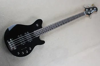 

Factory Custom Shop 9V Active Pickups Rosewood Fretboard Black Music Man Ernie Ball Sting Ray 4 String Bass Guitar 141111