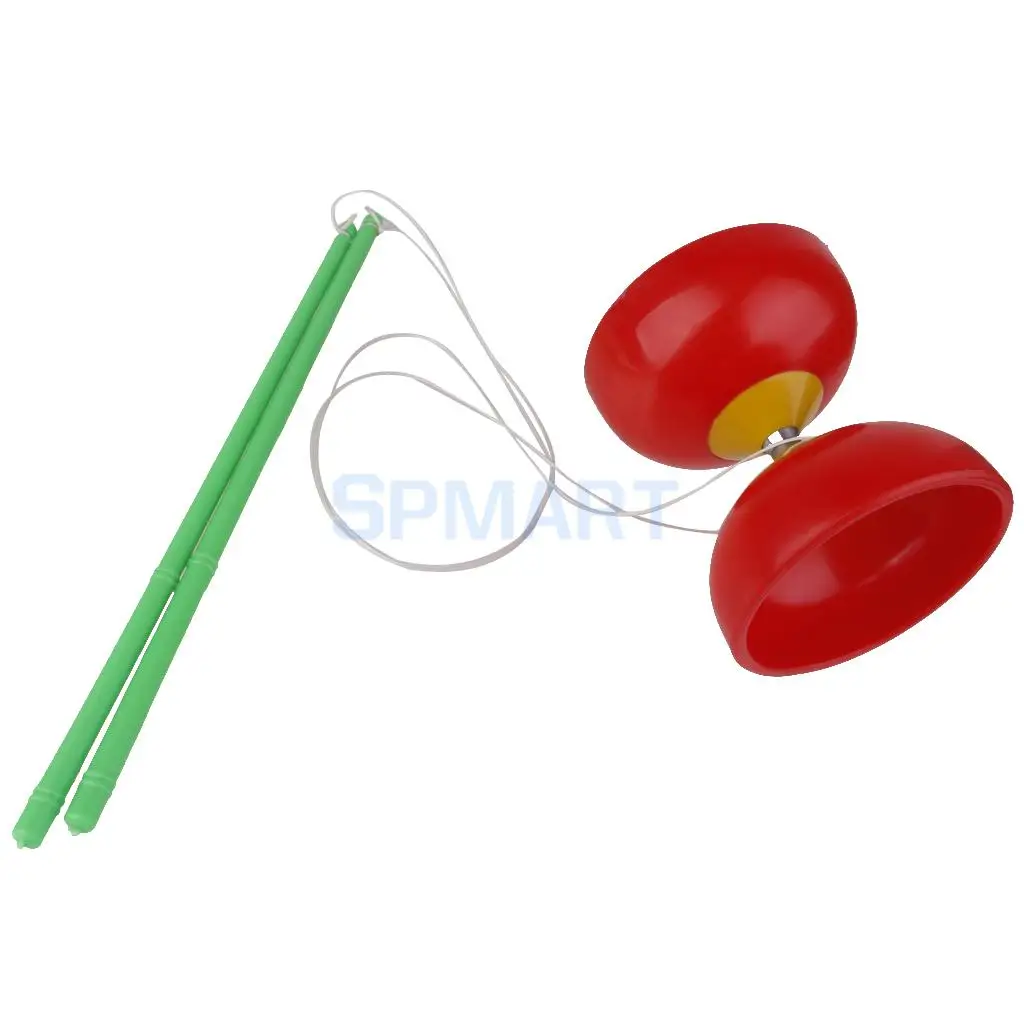 

Plactic Diabolo With Handsticks and String Juggling Toy