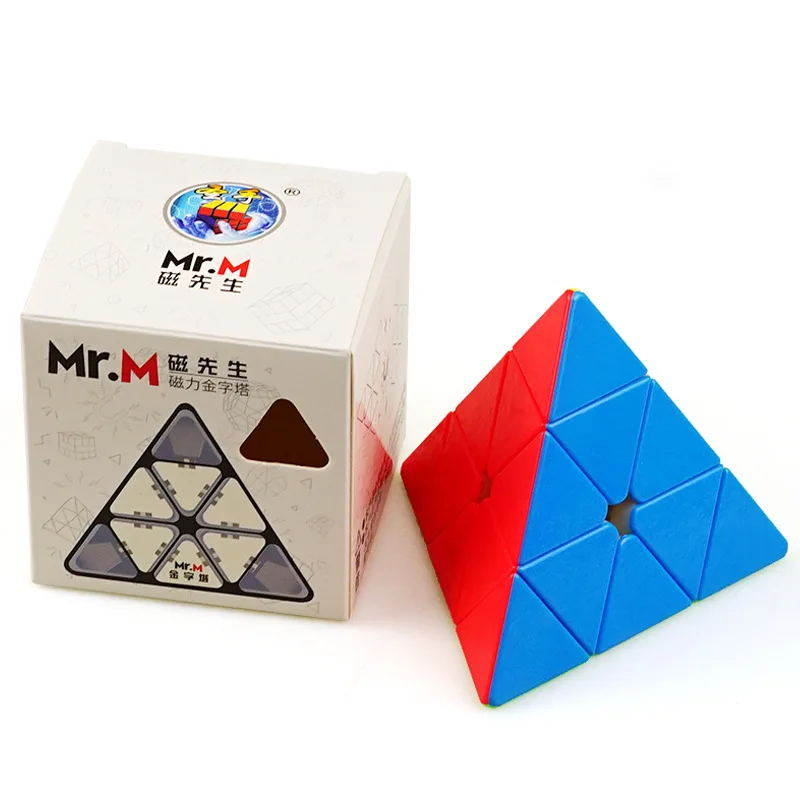 

Shengshou Mr.M Magnetic Magic Cube Pyramid Magic Speed Cube Pyramid Cubo Magico Professional Puzzle Education Toys for Children